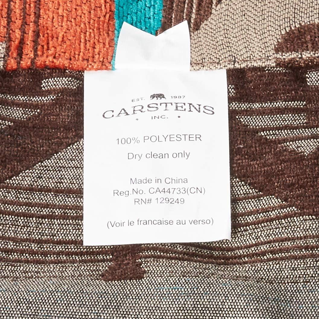 imageCARSTENS INC Woven Chenille Curtain Panel Set 2 Panels 54quot x 84quot Each Wrangler Mesa DaybreakMojave Sunset