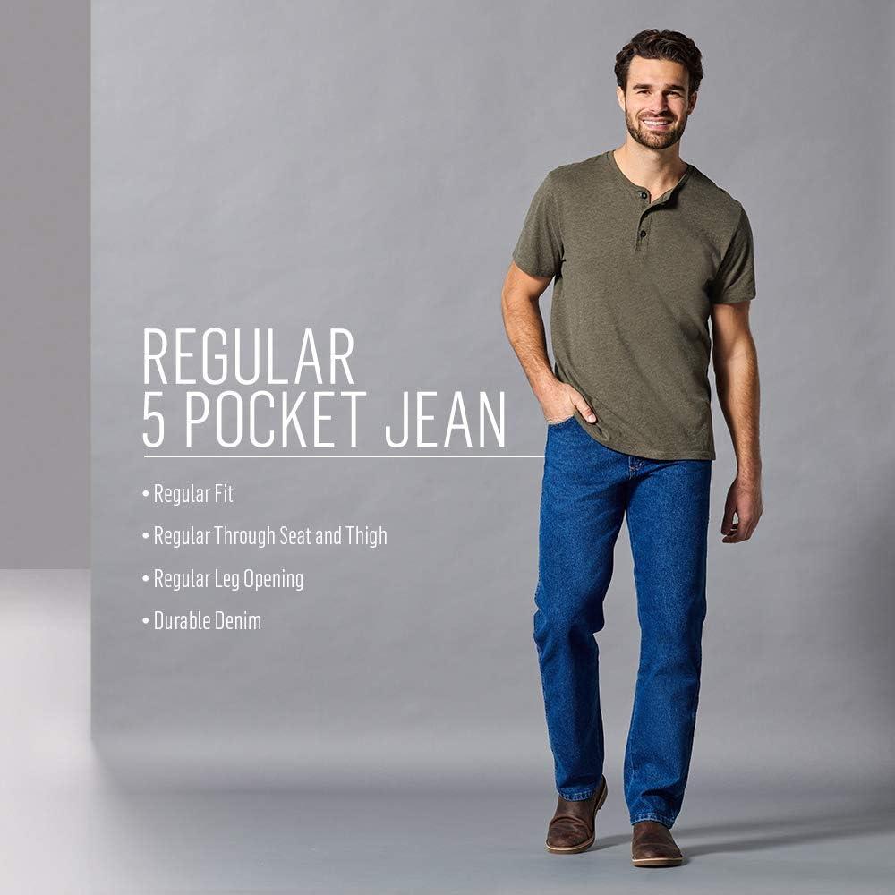 imageRustler Mens Classic Relaxed Fit JeanDark Tint