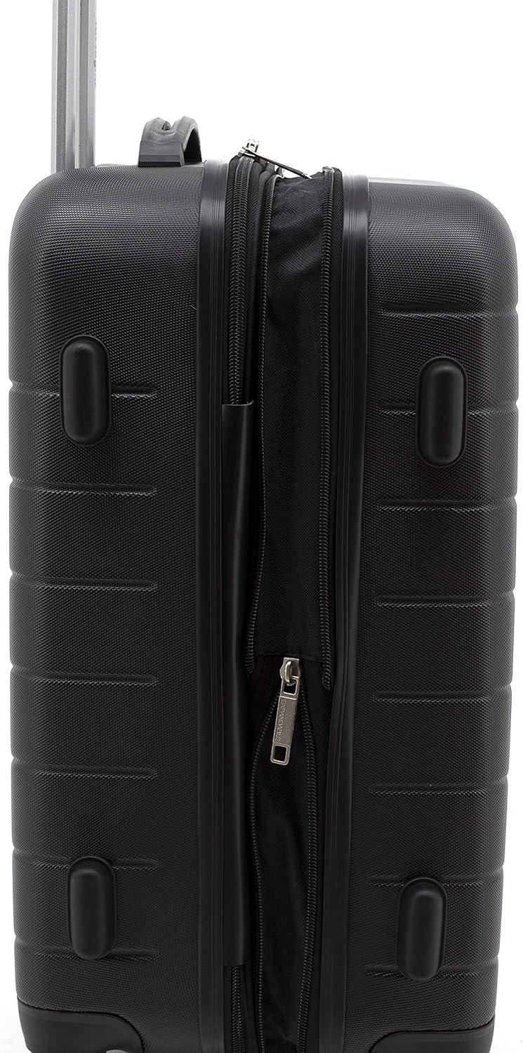 imageWrangler 20quot Smart Spinner CarryOn Luggage With Usb Charging PortBlack