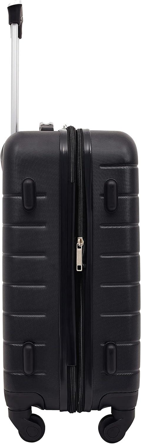 imageWrangler 20quot Smart Spinner CarryOn Luggage With Usb Charging PortBlack