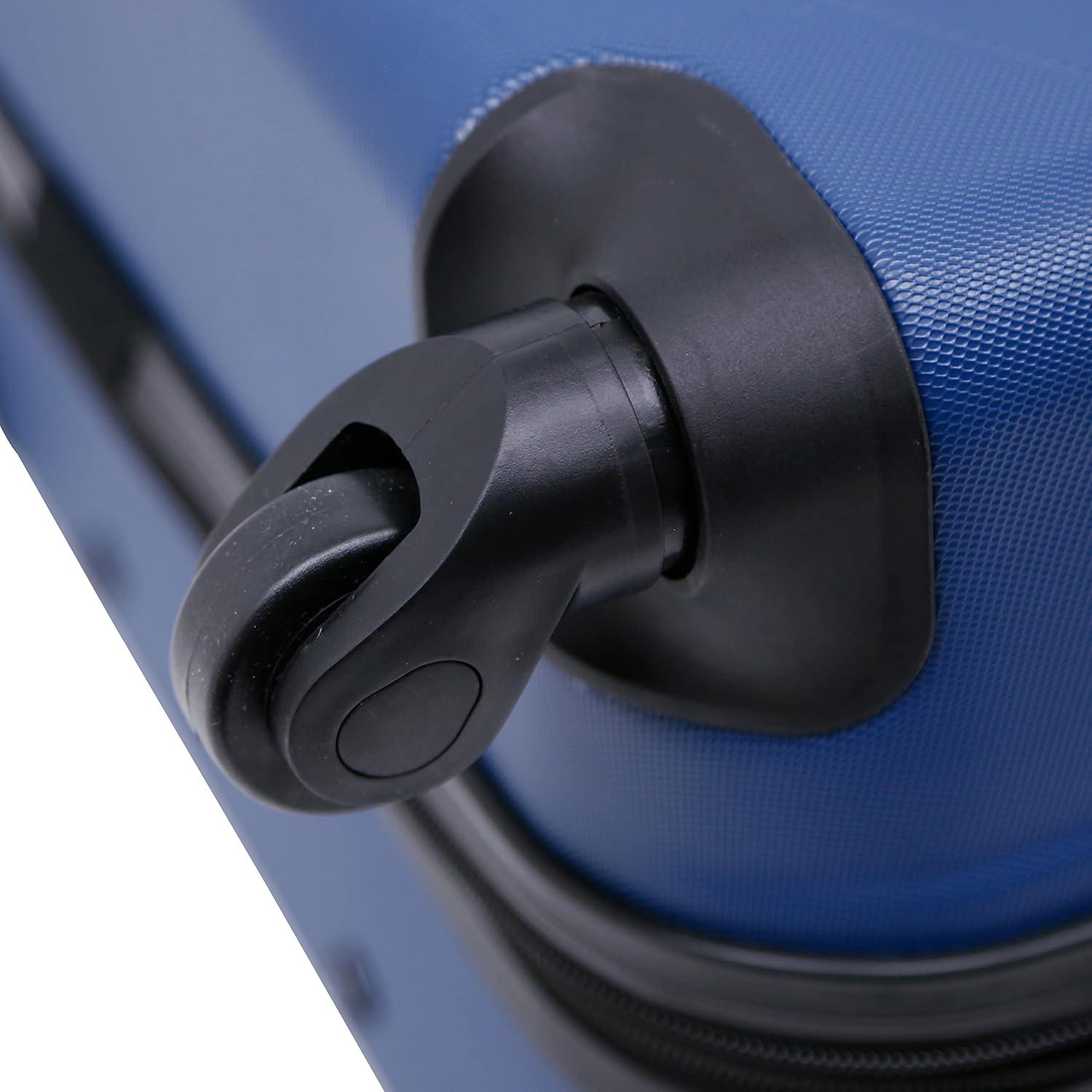 imageWrangler 5 Piece Luggage ampamp Travel Accessories Set RedBlue