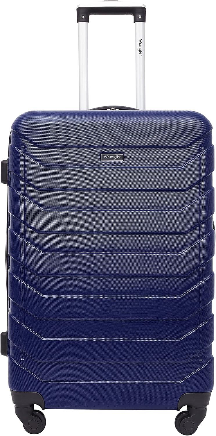 imageWrangler 5 Piece Luggage ampamp Travel Accessories Set RedBlue