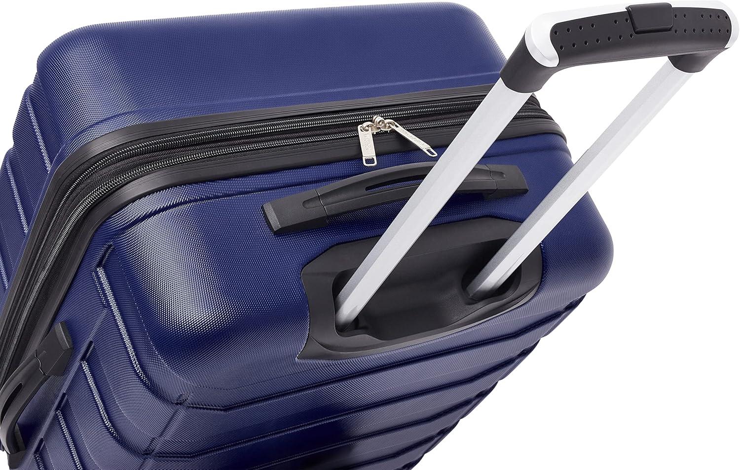 imageWrangler 5 Piece Luggage ampamp Travel Accessories Set RedBlue