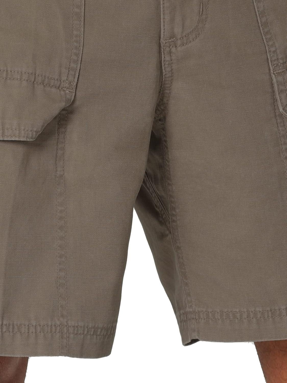 imageWrangler Authentics Mens Canvas Utility Hiker ShortEarth Green