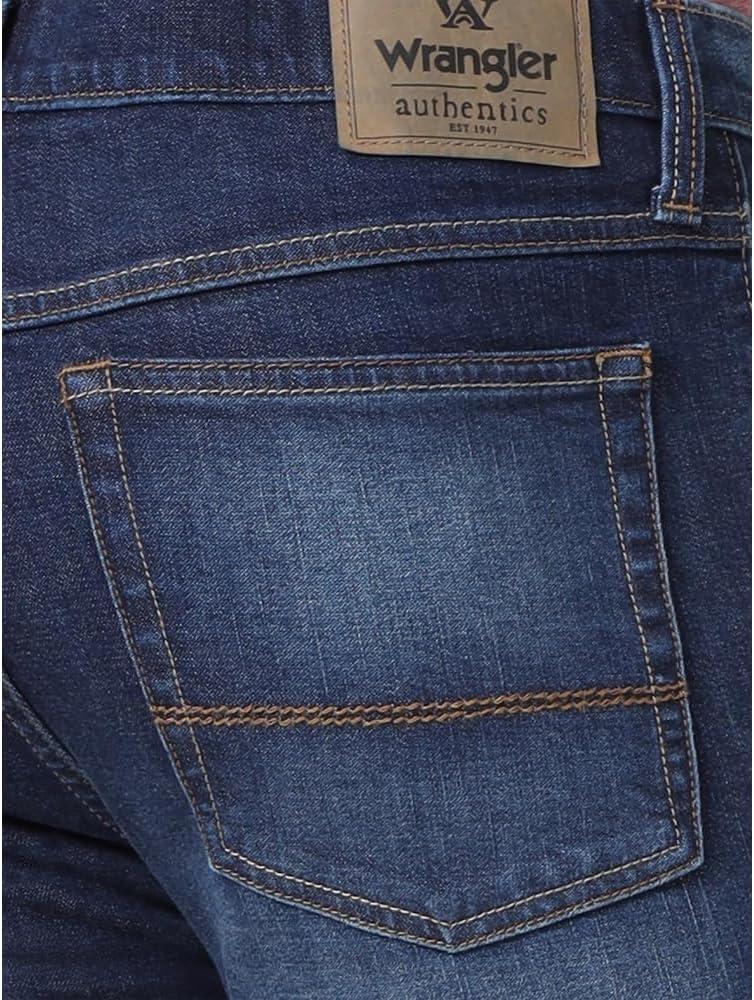 imageWrangler Authentics Mens Slim Fit Straight Leg JeanBlue Ridge