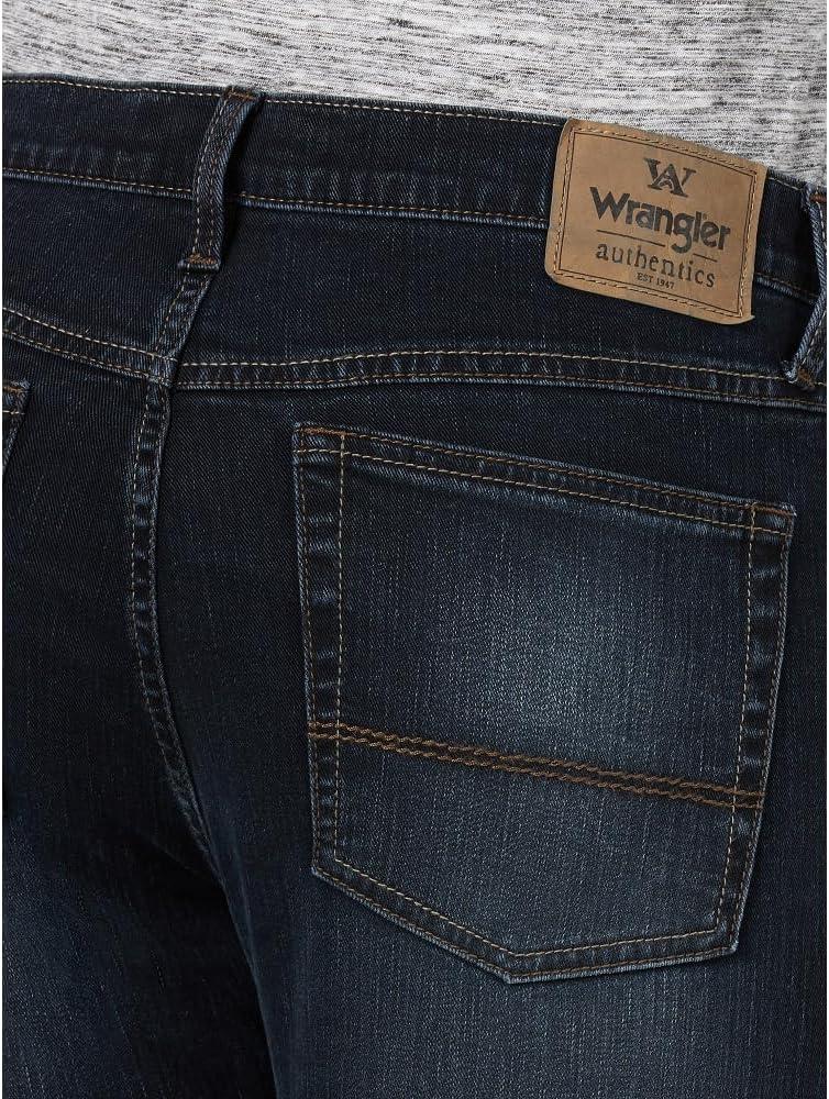 imageWrangler Authentics Mens Slim Fit Straight Leg JeanRaven