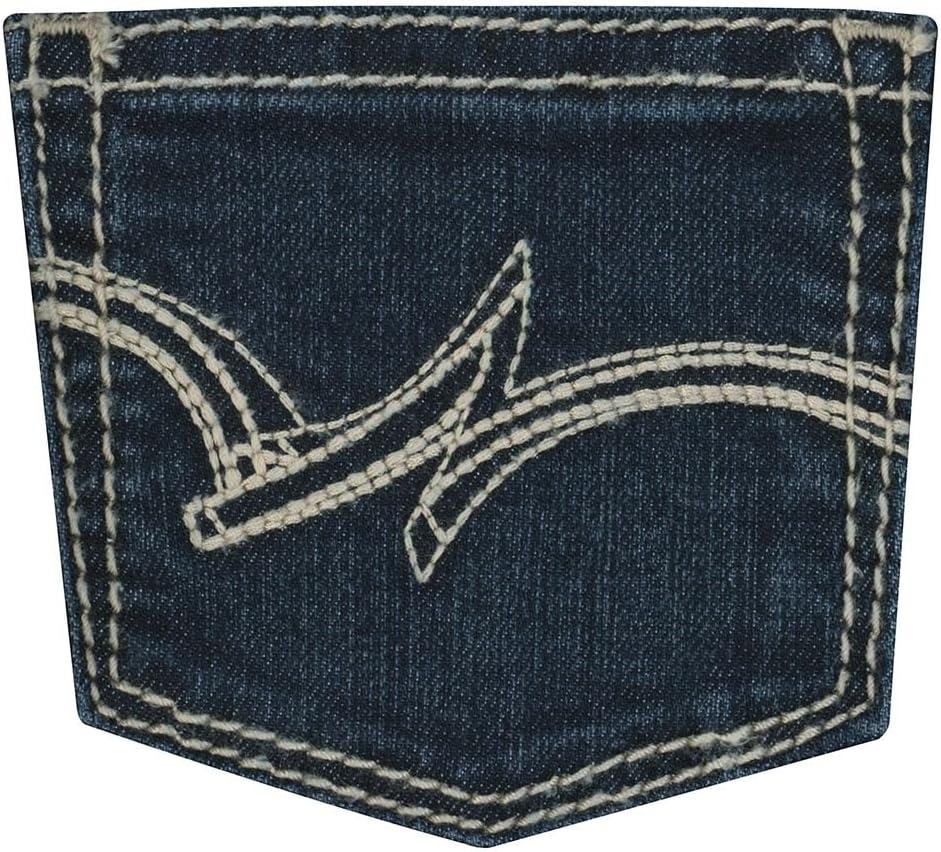 imageWrangler Girls Boot Cut Jean with Embroidered PocketsBlue