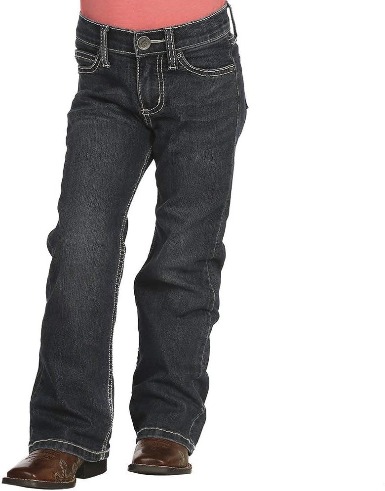 imageWrangler Girls Boot Cut Jean with Embroidered PocketsBlue