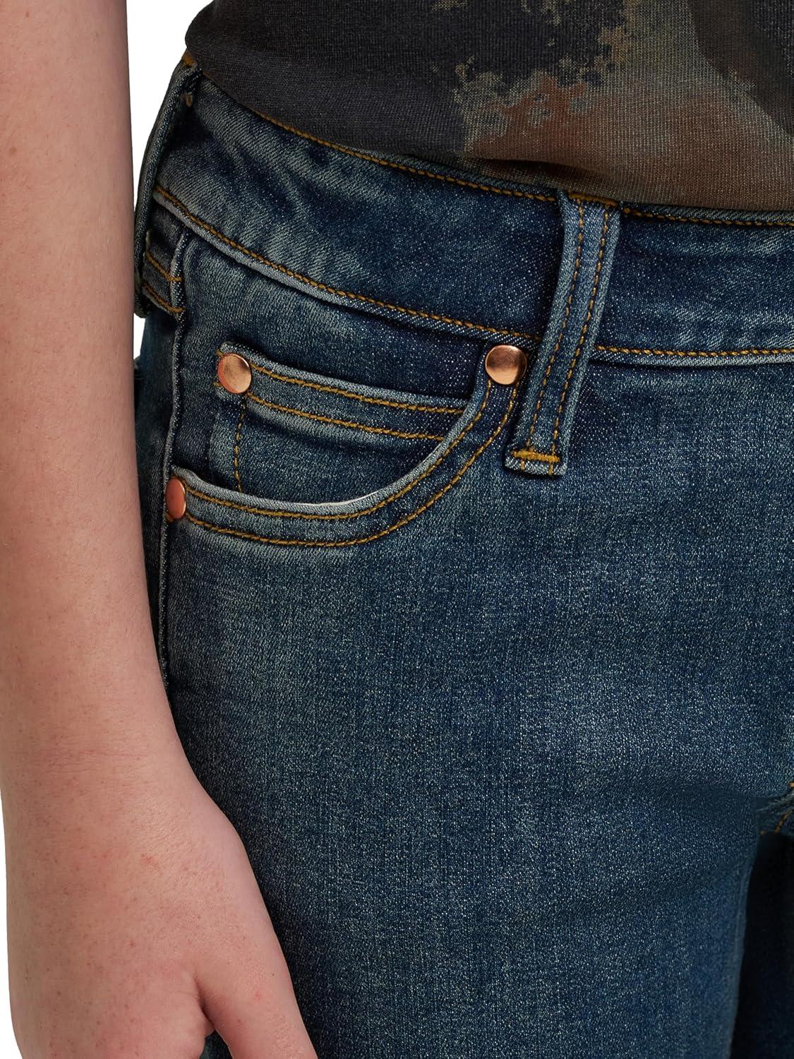 imageWrangler Lainey Wilson Girls Boot Hugger JeansBoho Wash