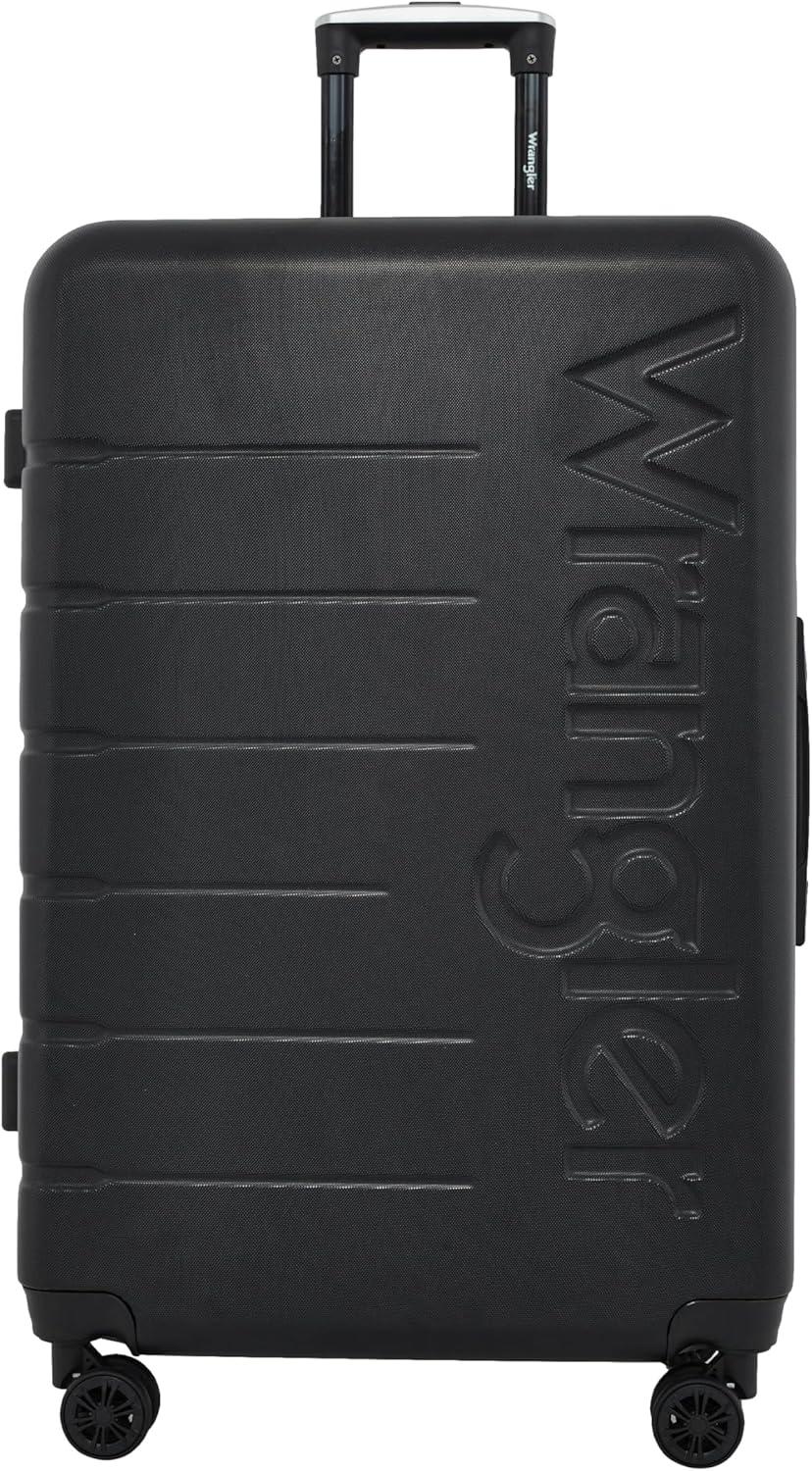 imageWrangler Maverick 3 Piece Luggage Set Silver SageBlack