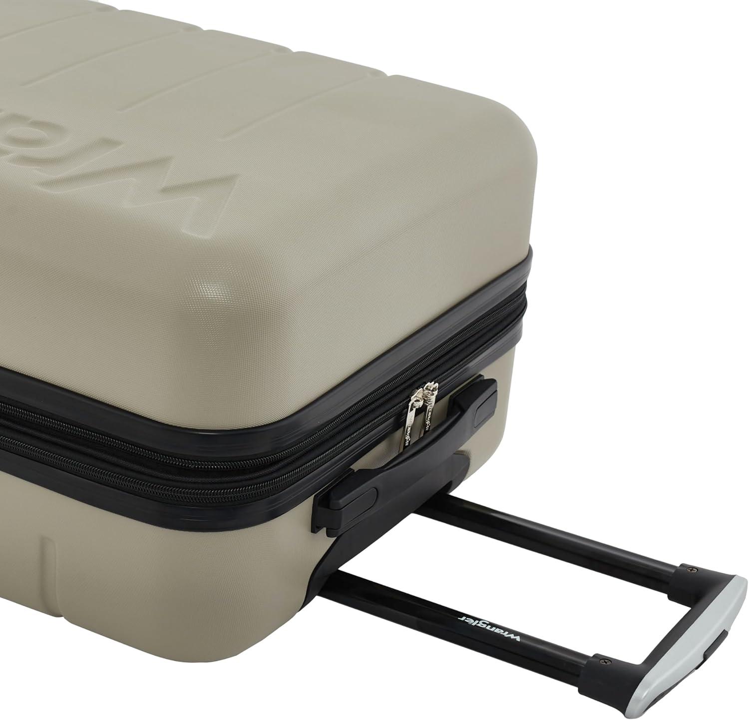 imageWrangler Maverick 3 Piece Luggage Set Silver SageSilver Sage