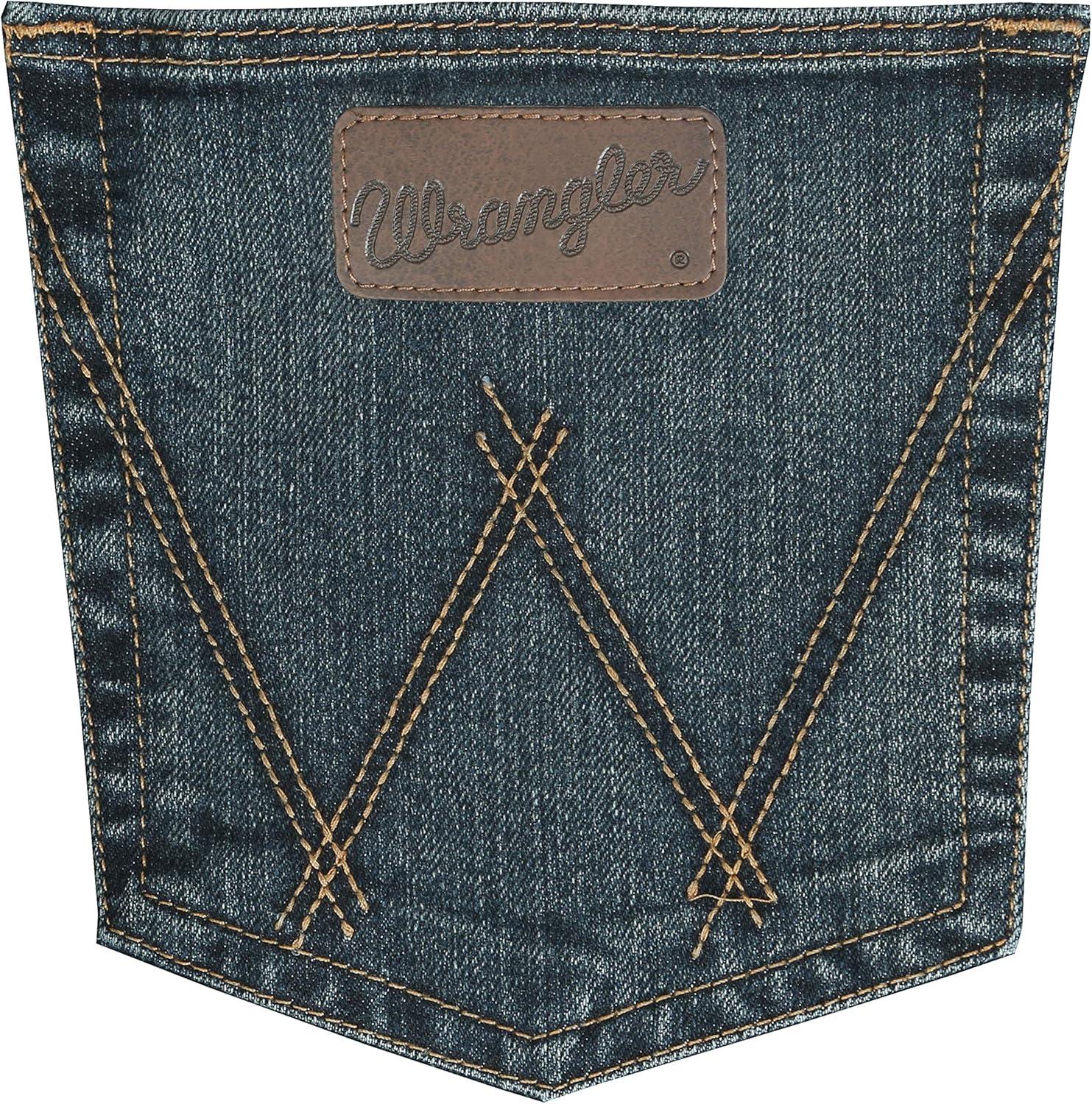 imageWrangler Mens 20X 02 Competition Advance Comfort JeansRoot Beer
