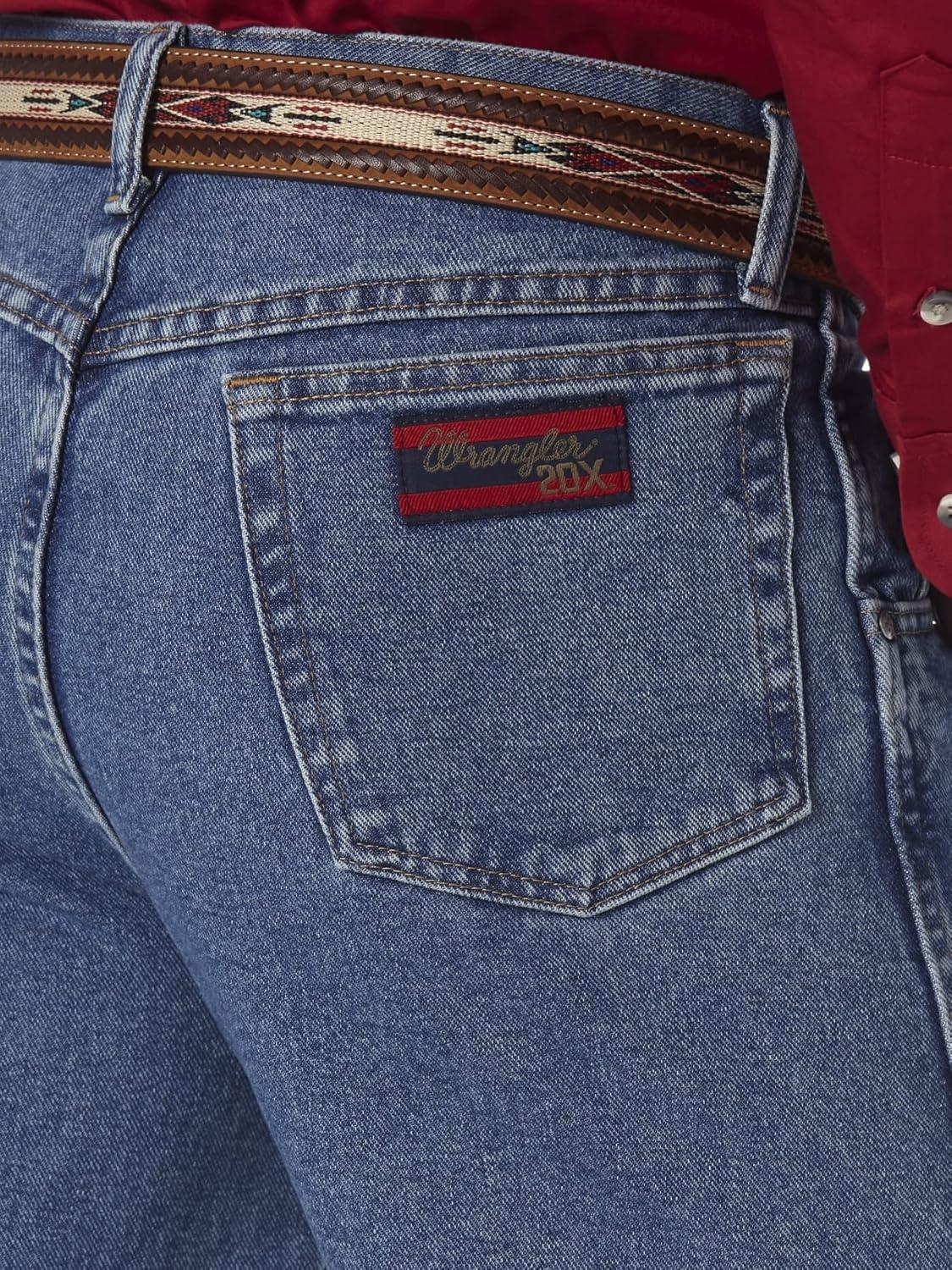 imageWrangler Mens 20X Original JeanVintage Stonewash