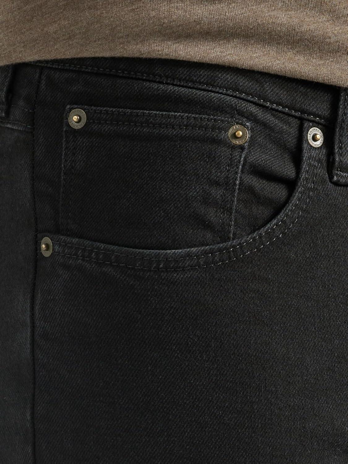 imageWrangler Mens FreetoStretch Regular Fit JeanBlack