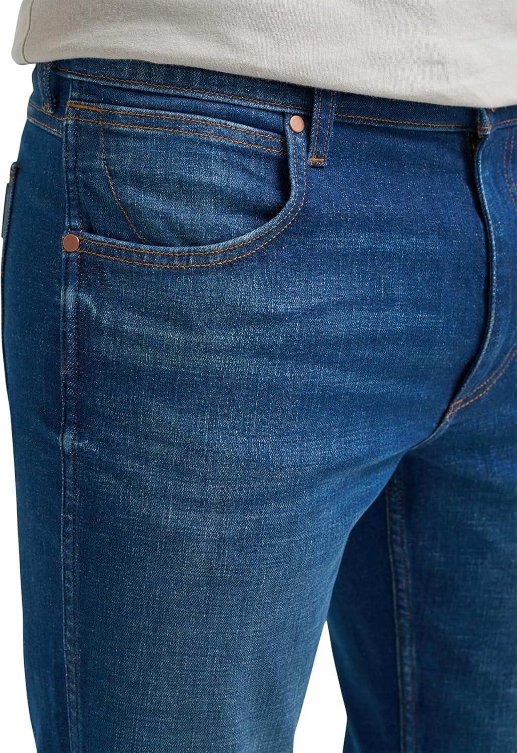 imageWrangler Mens Greensboro Regular Straight JeanFor Real