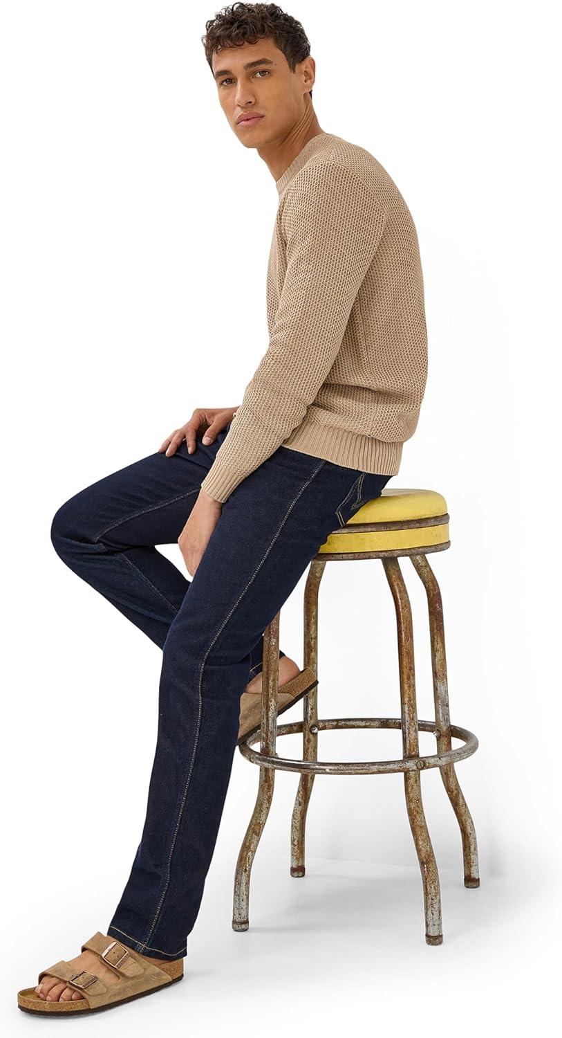 imageWrangler Mens Greensboro Regular Straight JeanMoonlight Rinse