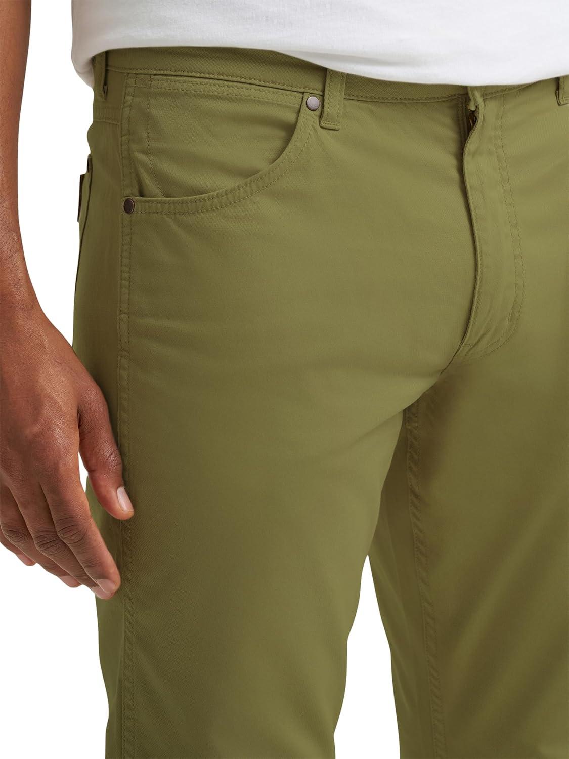 imageWrangler Mens Greensboro Regular Straight JeanOlive