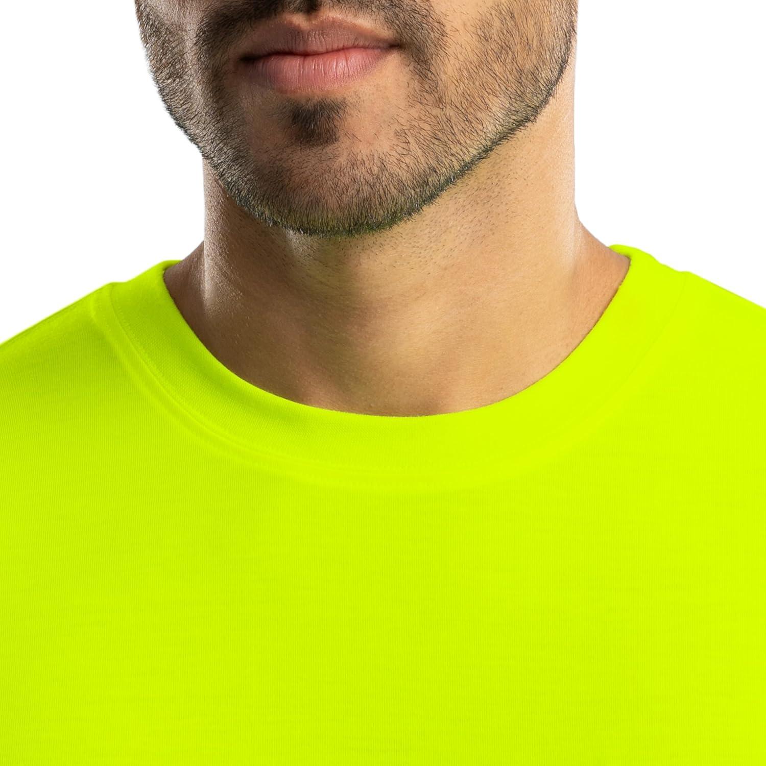 imageWrangler Mens Long Sleeve Pocket TShirt with UPFYellow