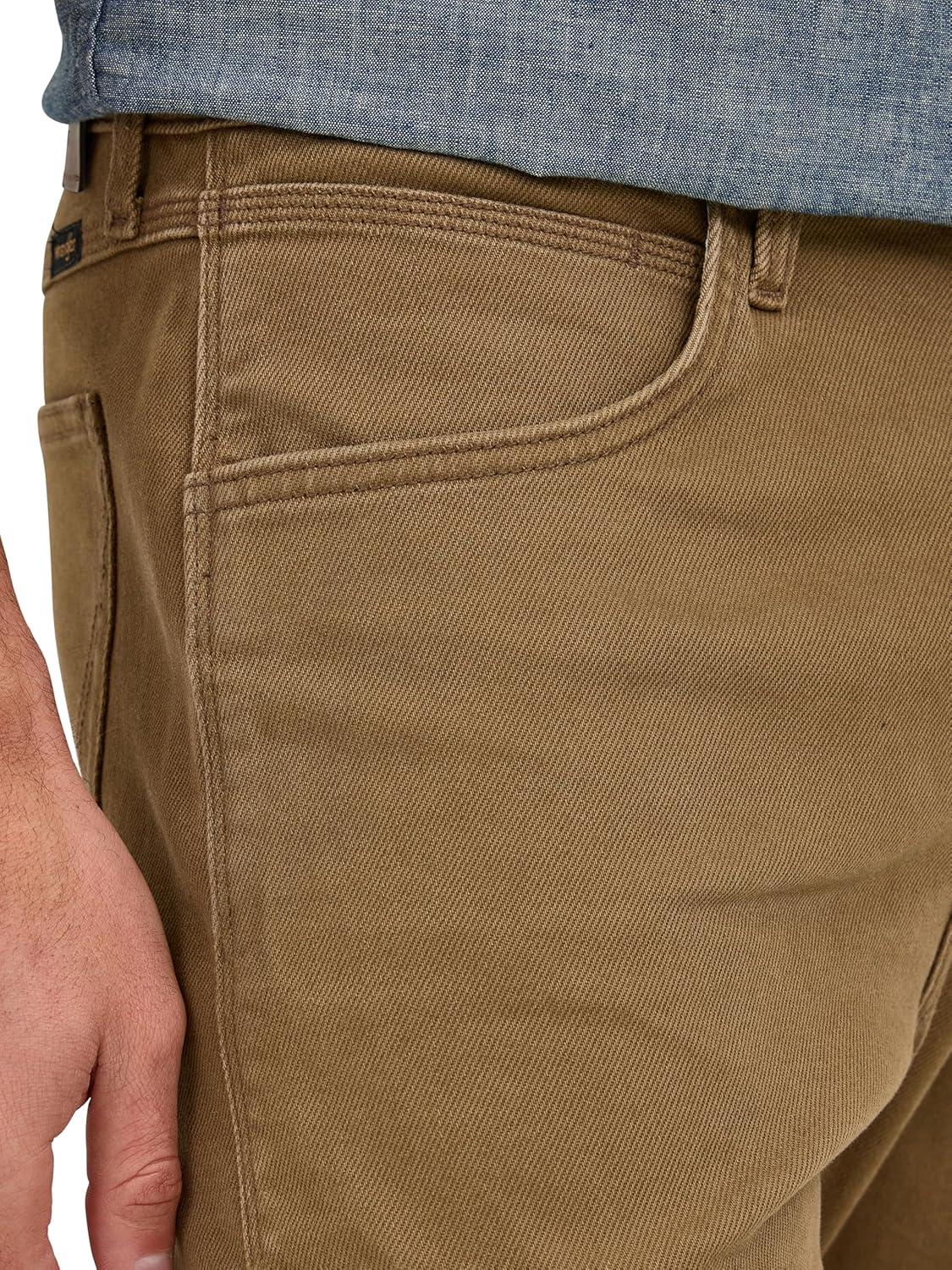 imageWrangler Mens Peak Comfort Stretch Twill JeanTeak