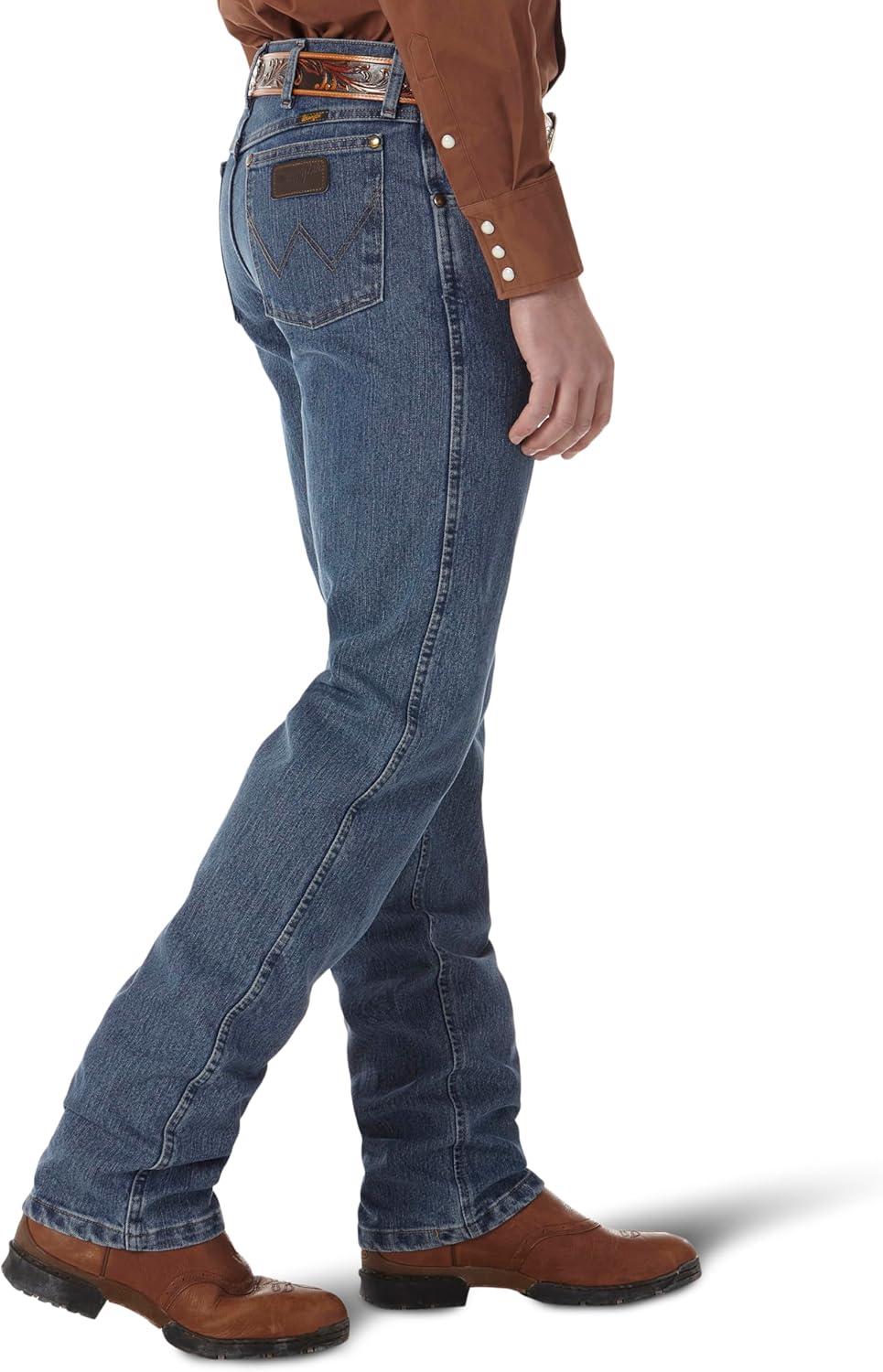 imageWrangler Mens Premium Performance Cowboy Cut Regular JeanMid Tint