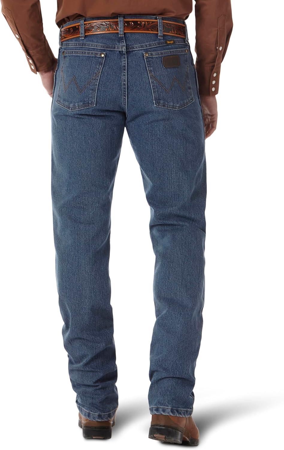 imageWrangler Mens Premium Performance Cowboy Cut Regular JeanMid Tint