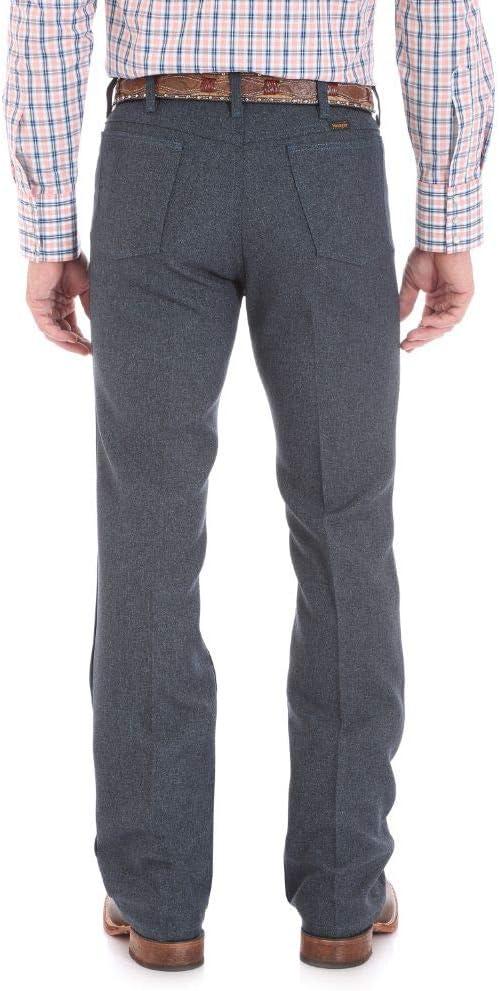 imageWrangler Mens Wrancher Dress JeanHeather Blue