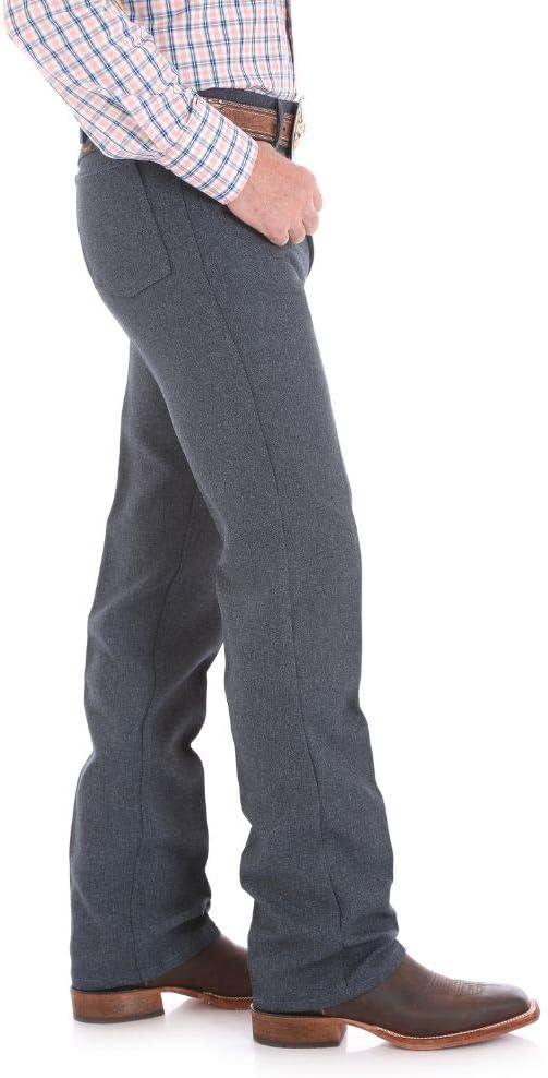 imageWrangler Mens Wrancher Dress JeanHeather Blue