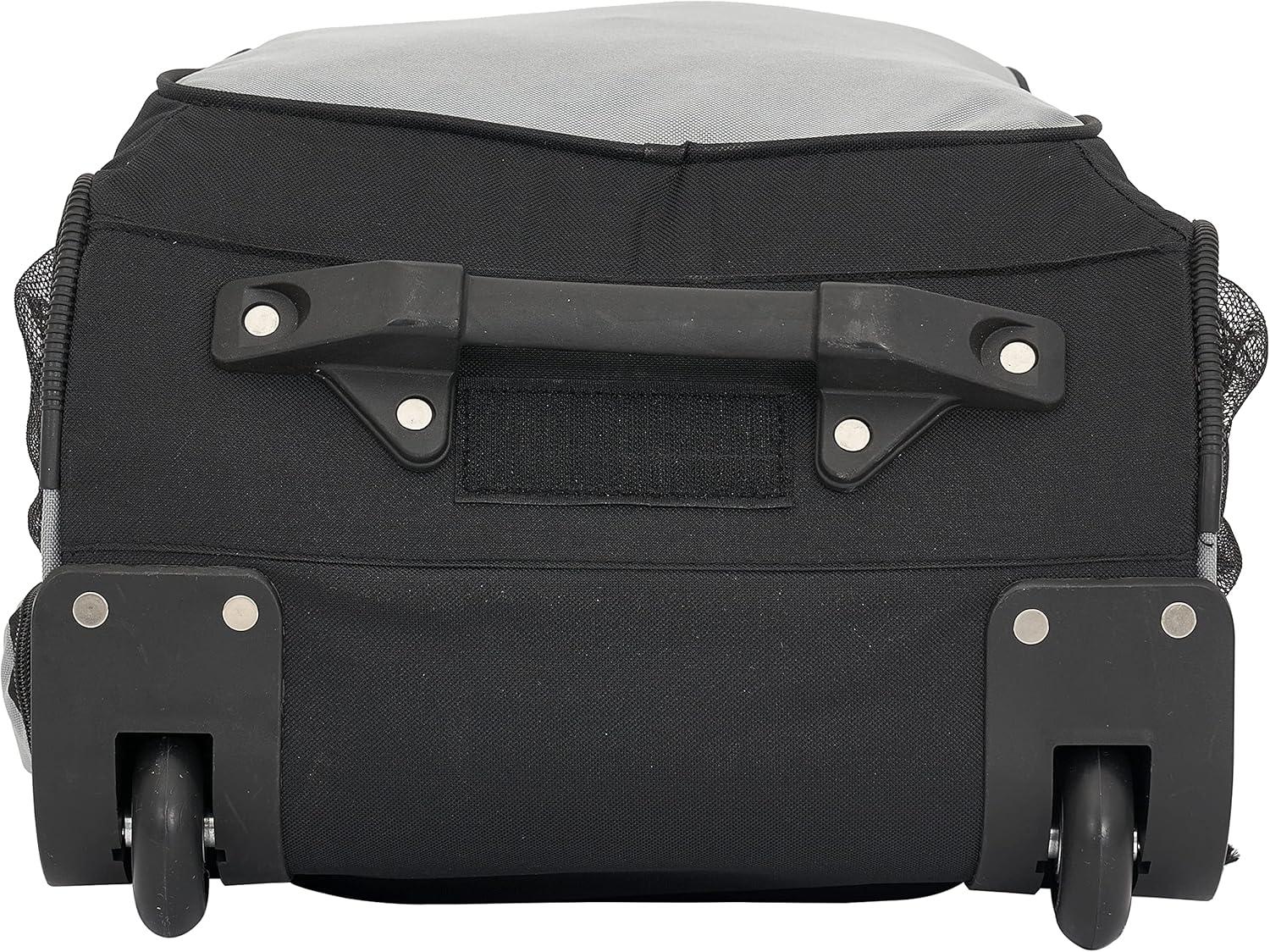 imageWrangler Travel Duffel or Backpack Dobson Set Charcoal 19quot Rolling BackpackCharcoal