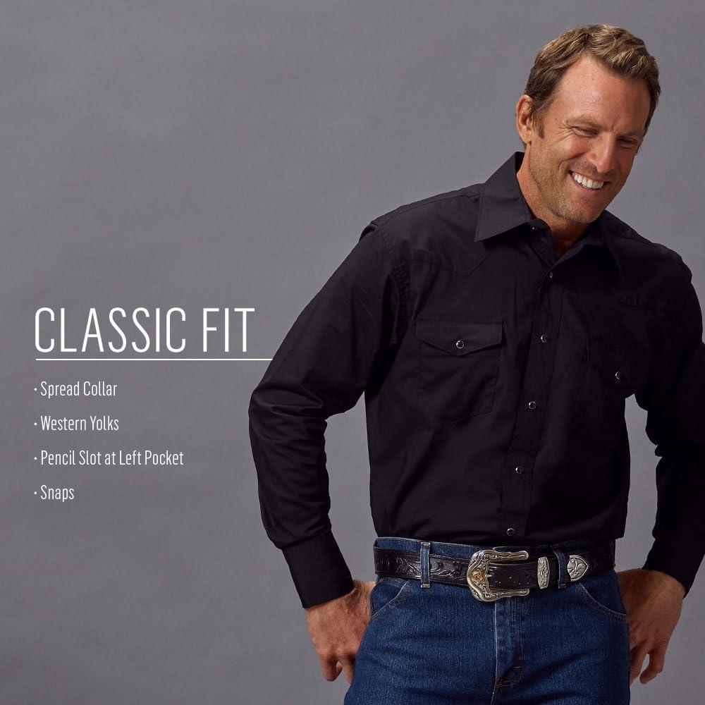 imageWrangler Western Black Sport ShirtBlack