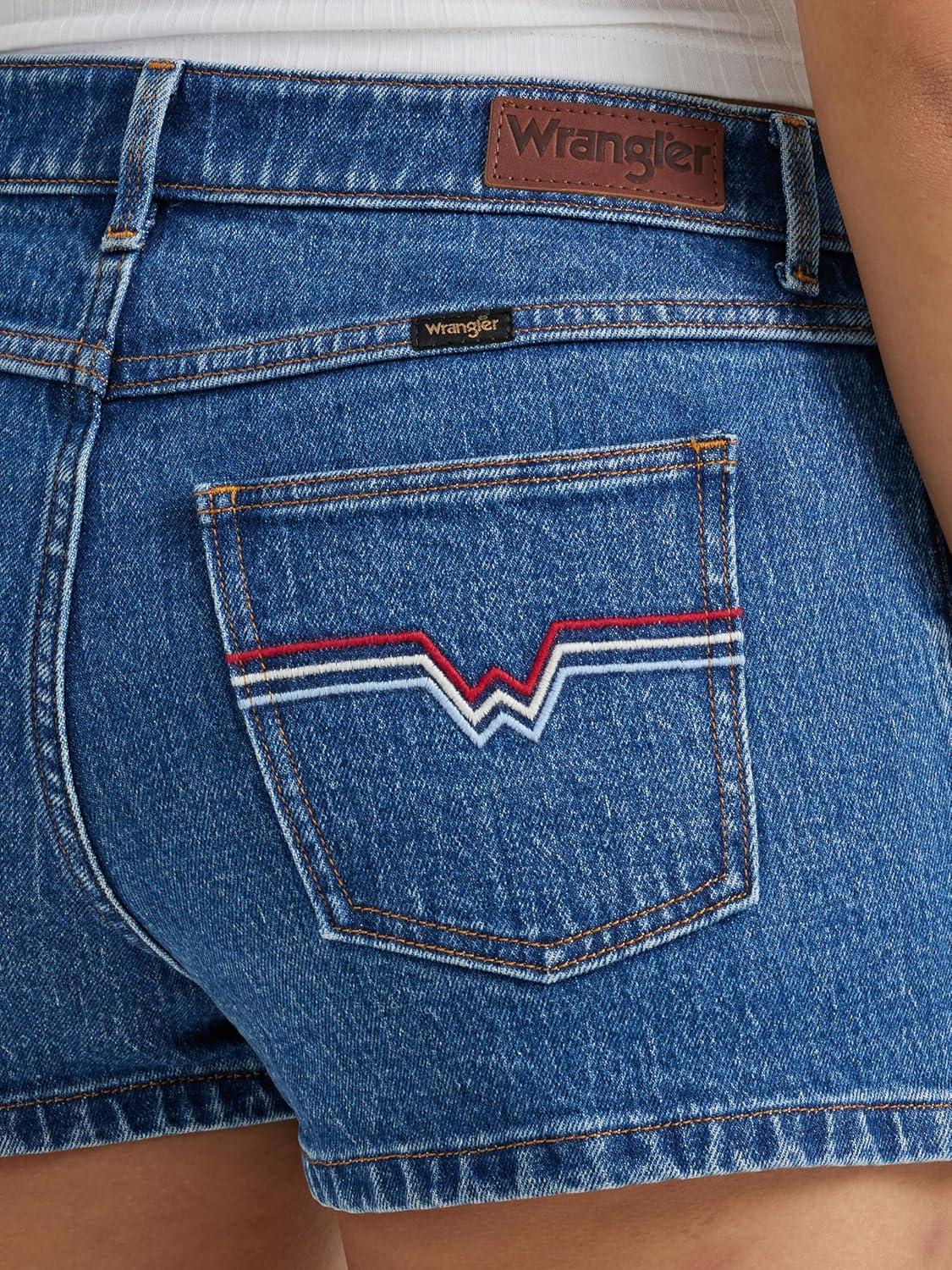 imageWrangler Womens MidRise Vintage Denim ShortCarolina