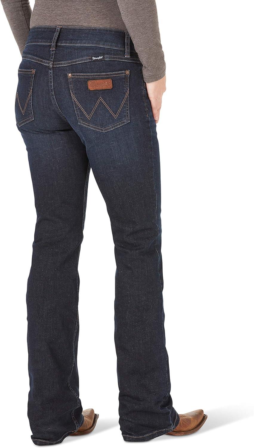 imageWrangler Womens Retro Mae Maternity Boot Cut JeanDenim