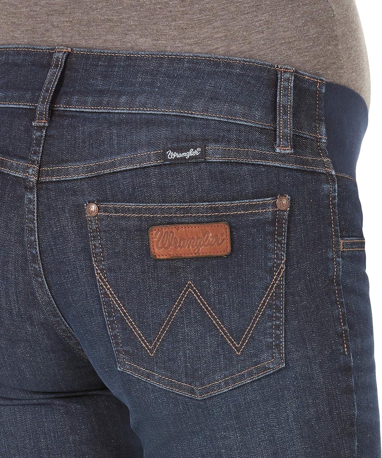 imageWrangler Womens Retro Mae Maternity Boot Cut JeanDenim