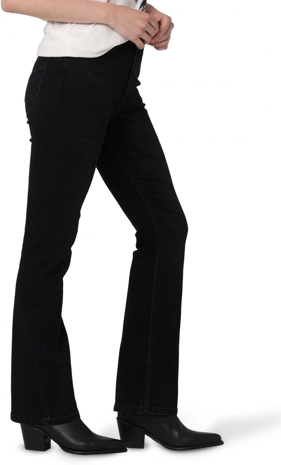 imageWrangler Womens Womens High Rise Bold Boot JeanBlack Wash