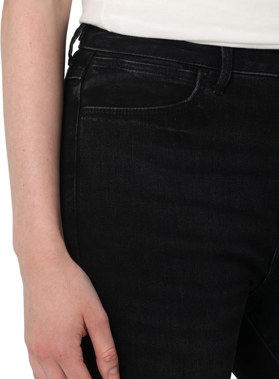 imageWrangler Womens Womens High Rise Bold Boot JeanBlack Wash