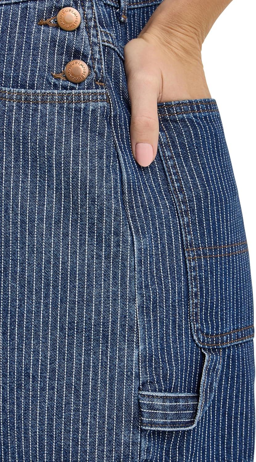 imageWrangler Womens Womens Relaxed Fit ShortallTrue Blue