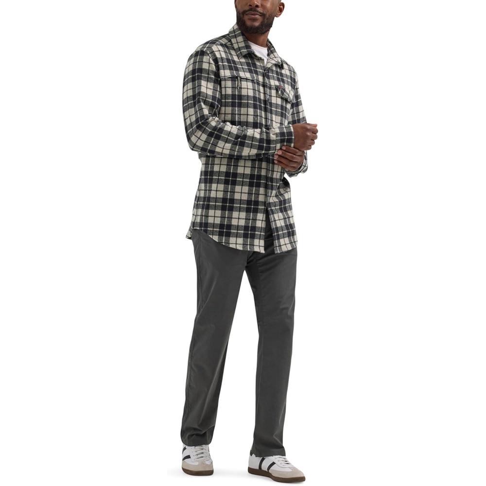 imageATG Mens Campsite ButtonDown Plaid ShirtJet