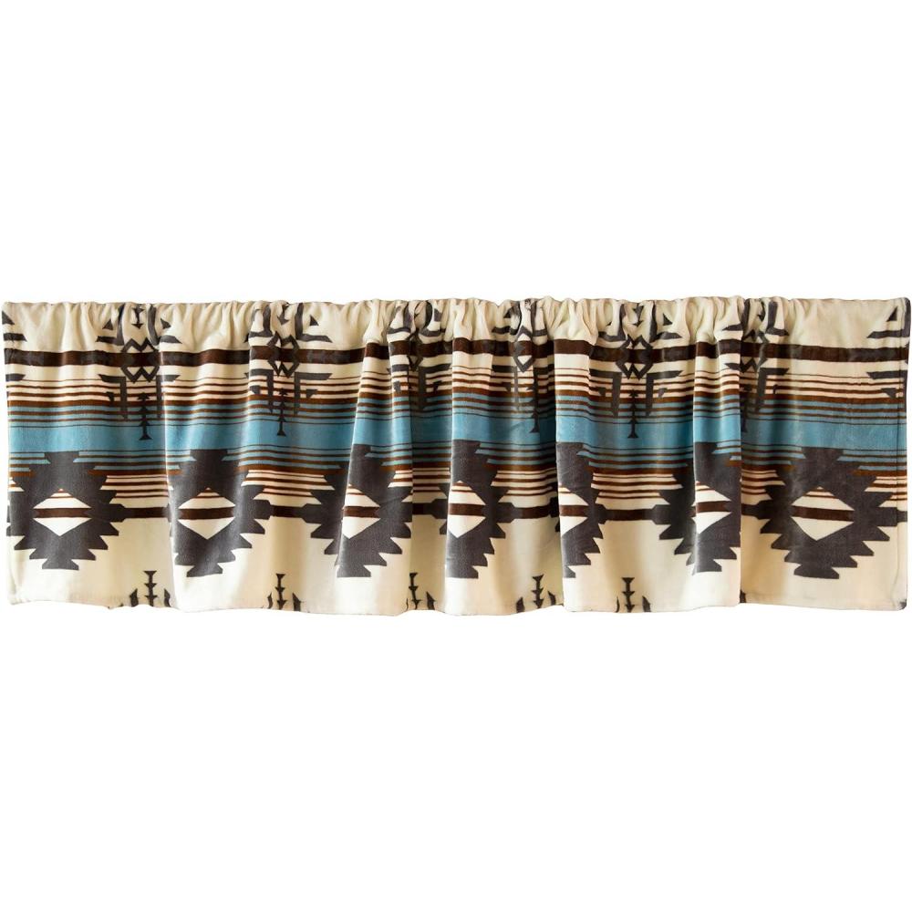 imageCarstens Inc Wrangler Lone Mountain Southwestern Window Valance 18quot x 80quot