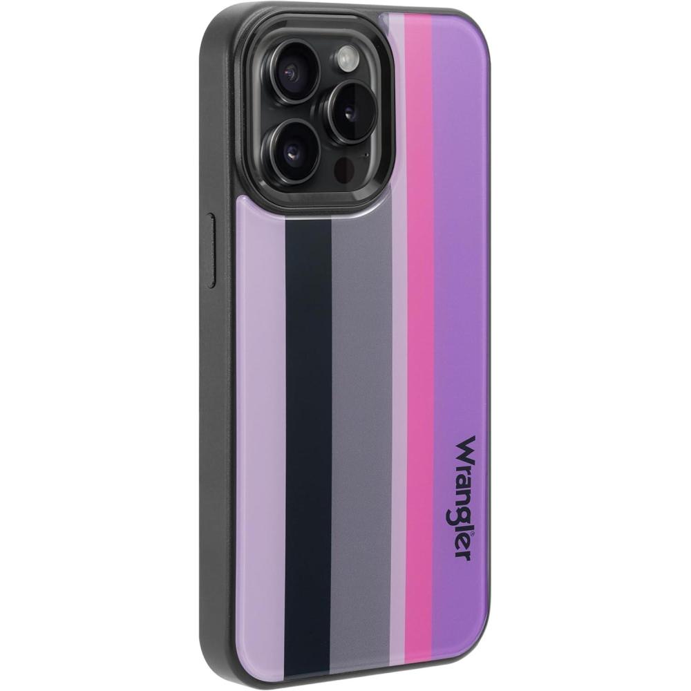 imageWITHit Wrangler MultiStriped Phone Case for iPhone 1515 Pro15 Pro Max Western Design MagSafe Compatible Canyon Fade iPhone 15Ridge Bloom