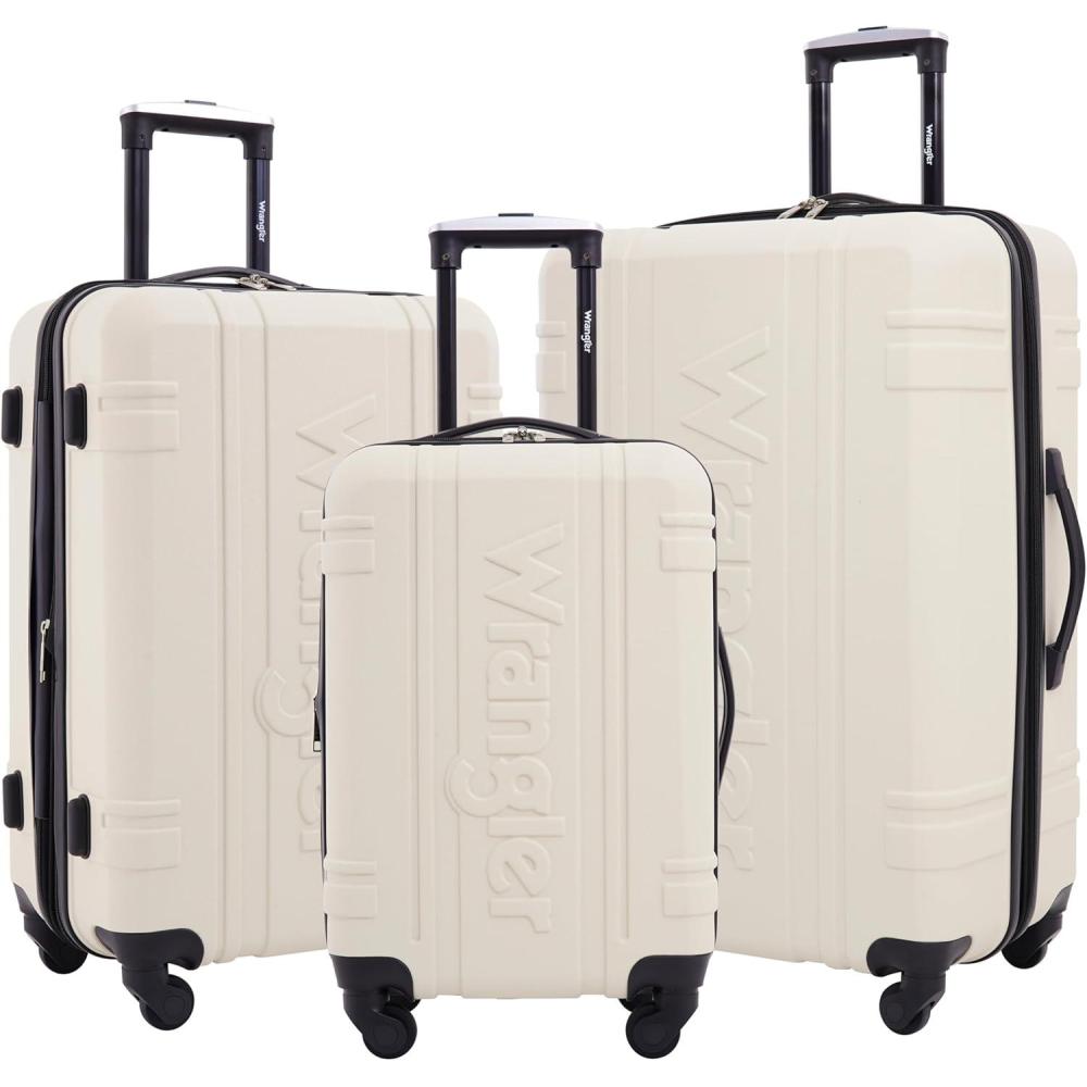 imageWrangler 3 Piece Astral Travel Luggage Set Sage BrushFog