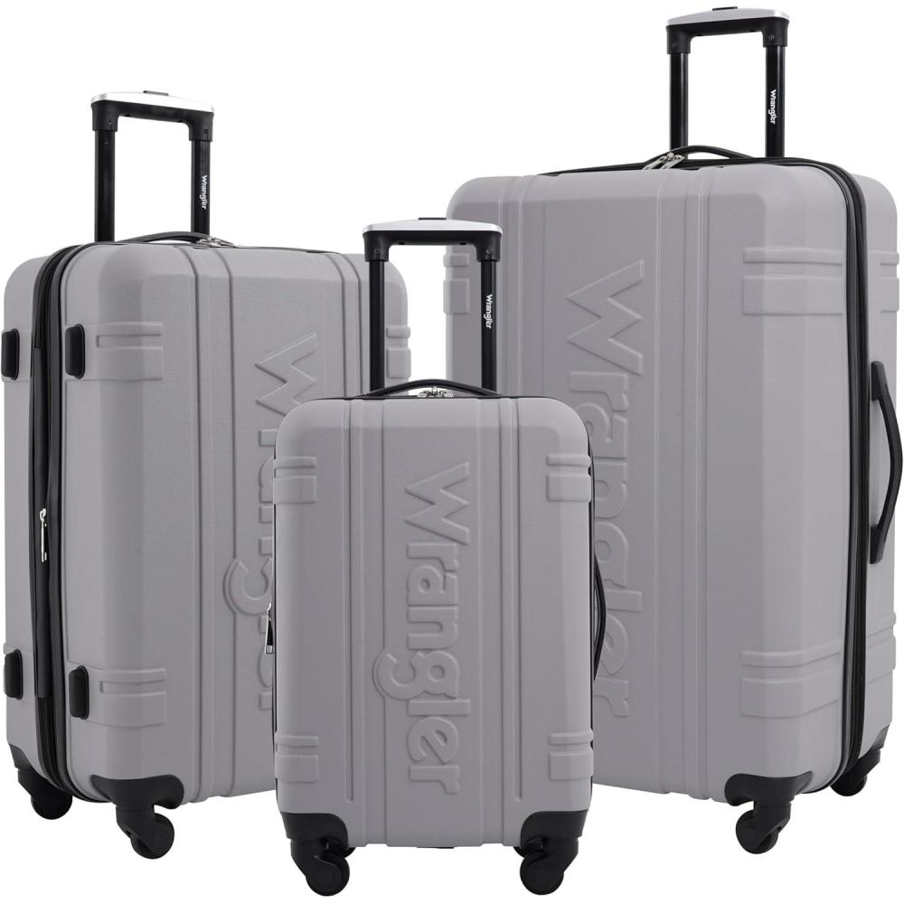 imageWrangler 3 Piece Astral Travel Luggage Set Sage BrushSharkskin
