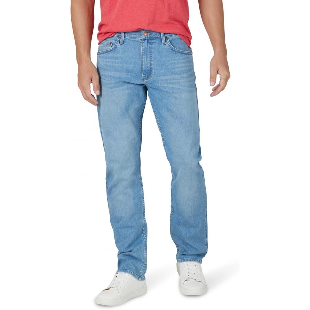 imageWrangler Authentics Mens Athletic Fit Stretch JeanDeacon