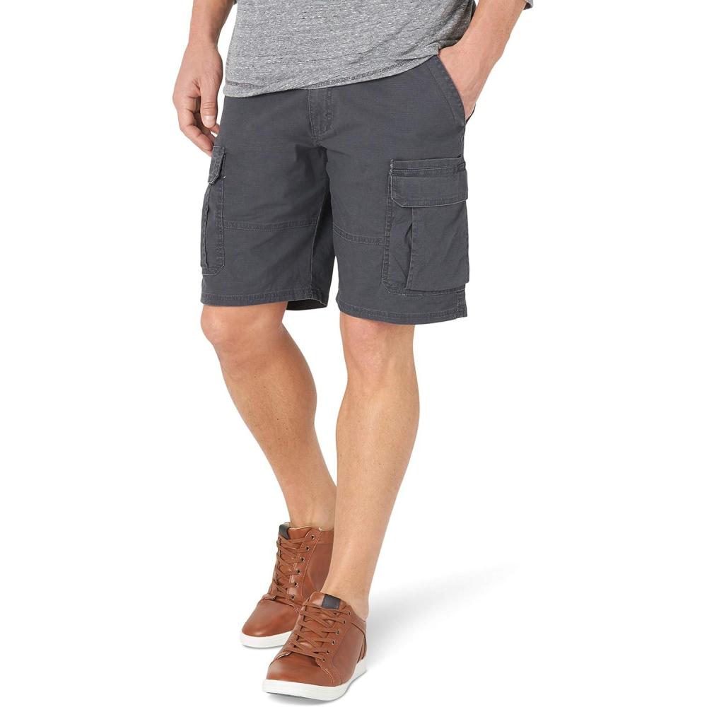 imageWrangler Authentics Mens Classic Cargo Stretch ShortAnthracite