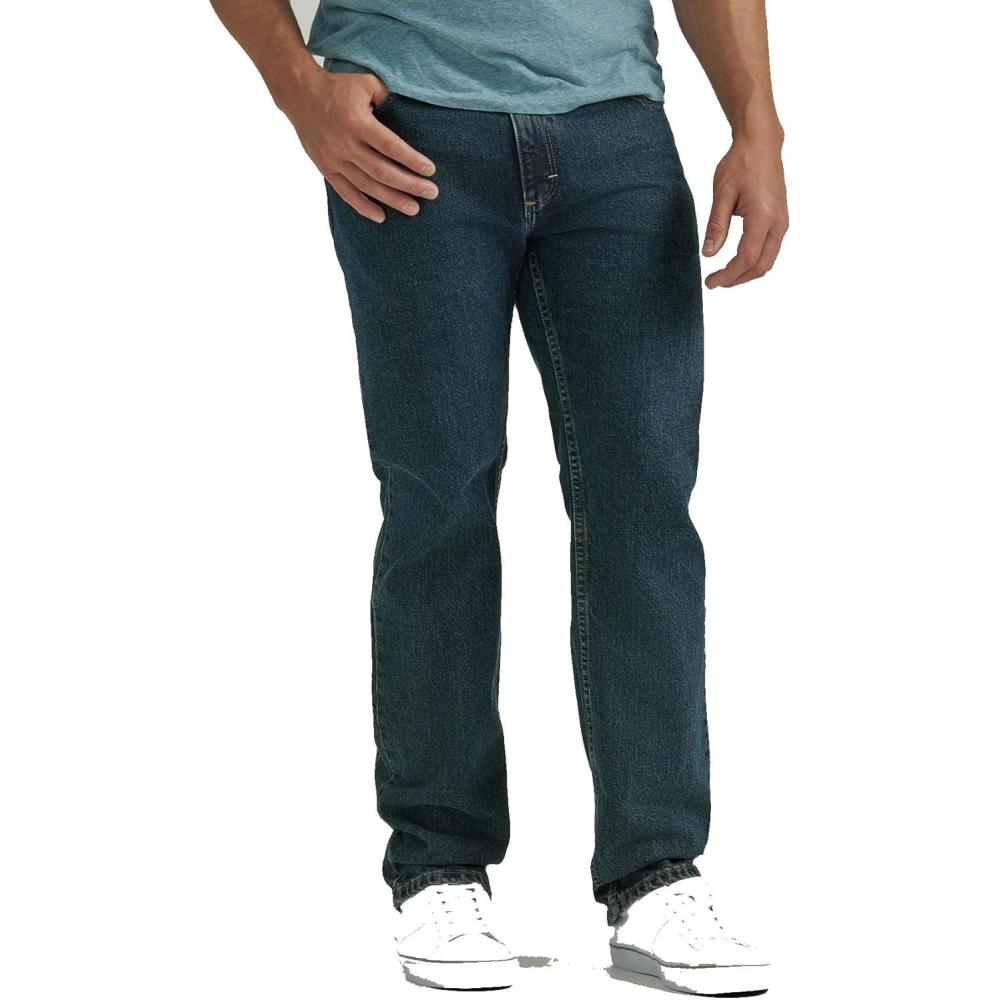 imageWrangler Authentics Mens Classic Straight Fit JeanAntique Dark
