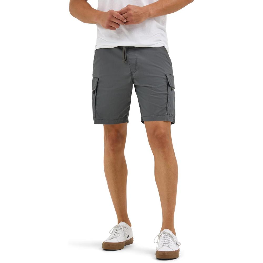 imageWrangler Authentics Mens Pullon Cargo ShortDark Shadow