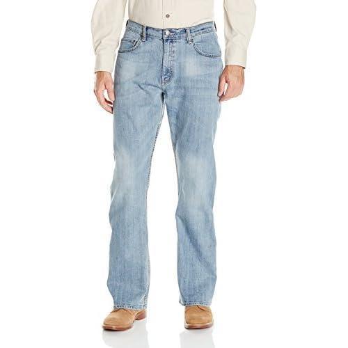 imageWrangler Authentics Mens Relaxed Fit Boot Cut JeanSuper Bleach