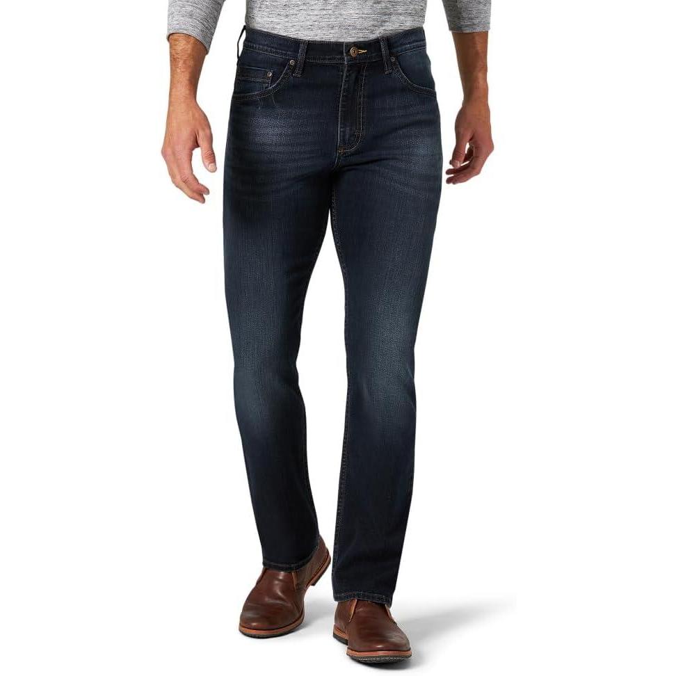 imageWrangler Authentics Mens Slim Fit Straight Leg JeanRaven
