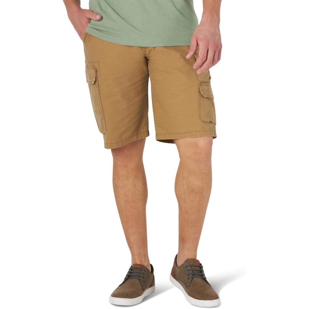 imageWrangler Authentics Mens Stretch Twill Cargo ShortsAcorn