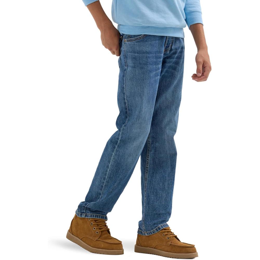 imageWrangler Boys Straight Fit JeanVictoria Blue