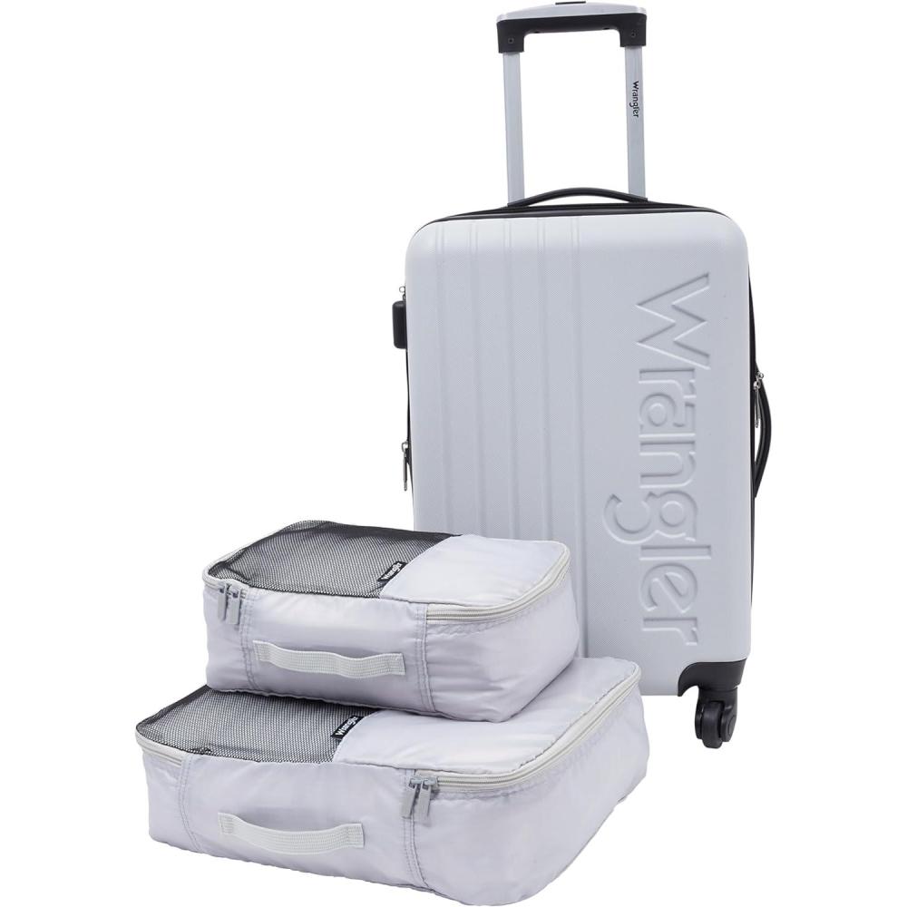 imageWrangler CarryOn Luggage Set BlueGrey
