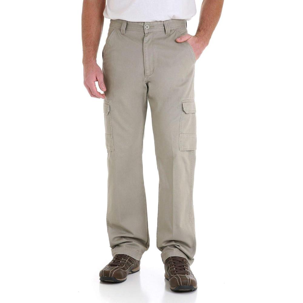 imageWrangler Genuine Mens Twill Cargo PantsBurlap Beige